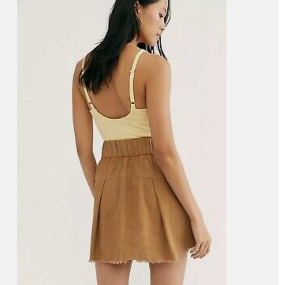 Free People Mariposa Women’s Mini Skirt - double front pockets, EUC Small - Picture 2 of 11